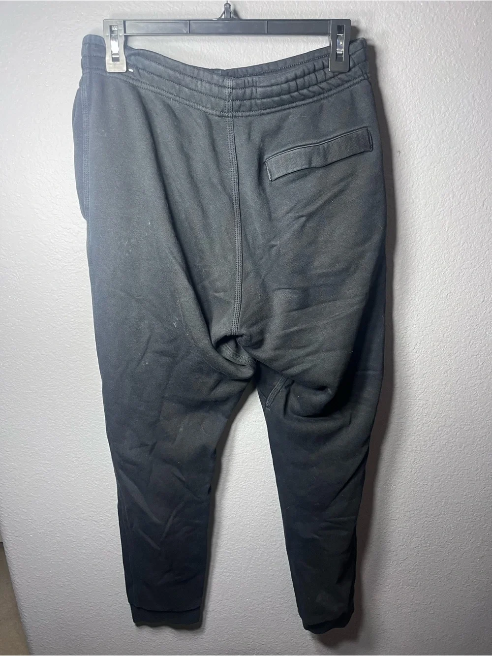 Nike Black Kids Sweatpants with White Swoosh